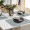Placemats Set voor Eettafel,6 Placemats & 6 Onderzetters,Wasbare Tafelmat 16.1