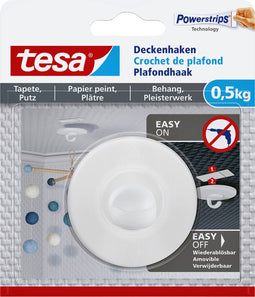 Plafondhaak Tesa behang en pleisterwerk zelfklevend 500gr | 6 stuks