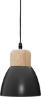 Plafondlamp Atmosphera Zwart E14 (Ø 15 x 19 cm)