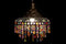 Plafondlamp DKD Home Decor 37 x 37 x 38 cm Gouden Metaal Multicolour 50 W