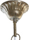 Plafondlamp DKD Home Decor 37 x 37 x 38 cm Gouden Metaal Multicolour 50 W