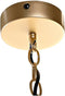 Plafondlamp DKD Home Decor 50 x 46 x 30 cm Gouden Metaal Wit 50 W (2 Stuks)