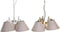 Plafondlamp DKD Home Decor 50 x 46 x 30 cm Gouden Metaal Wit 50 W (2 Stuks)