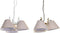 Plafondlamp DKD Home Decor 50 x 46 x 30 cm Gouden Metaal Wit 50 W (2 Stuks)