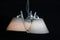 Plafondlamp DKD Home Decor 50 x 46 x 30 cm Gouden Metaal Wit 50 W (2 Stuks)