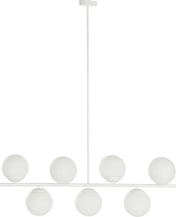 Plafondlamp DKD Home Decor 98 x 45 x 30 cm Kristal Metaal Wit 50 W
