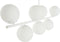 Plafondlamp DKD Home Decor 98 x 45 x 30 cm Kristal Metaal Wit 50 W