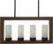 Plafondlamp DKD Home Decor Bruin Aluminium Kristal (52 x 6 x 26 cm)