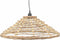 Plafondlamp DKD Home Decor Bruin Rotan 220 V 50 W Stads (57 x 57 x 19 cm)