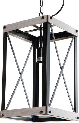 Plafondlamp DKD Home Decor Bruin Zwart Metaal Pijnboom (23 x 23 x 41 cm)