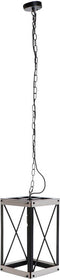 Plafondlamp DKD Home Decor Bruin Zwart Metaal Pijnboom (23 x 23 x 41 cm)