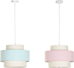 Plafondlamp DKD Home Decor Groen Licht Roze 50 W (40 x 40 x 30 cm) (2 Stuks)