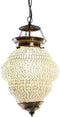 Plafondlamp DKD Home Decor Kristal Metaal Wit 25 W (23 x 23 x 33 cm)