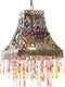 Plafondlamp DKD Home Decor Metaal Koper Multicolour 40 W 50 W 28 x 28 x 30 cm