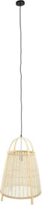 Plafondlamp DKD Home Decor Natuurlijk Crème 220 V 50 W (47 x 47 x 64 cm)