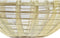 Plafondlamp DKD Home Decor Natuurlijk Gouden Bruin Bamboe 50 W (42 x 42 x 26 cm)