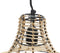Plafondlamp DKD Home Decor Natuurlijk Metaal 40 W Jute (45 x 45 x 36 cm)