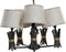 Plafondlamp DKD Home Decor Polyester Metaal (55 x 55 x 100 cm)