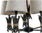 Plafondlamp DKD Home Decor Polyester Metaal (55 x 55 x 100 cm)