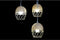 Plafondlamp DKD Home Decor Wit Lichtbruin 220 V 50 W (38 x 38 x 75 cm)