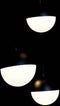 Plafondlamp DKD Home Decor Wit Zwart Metaal Kristal 220 V (40 x 40 x 80 cm)