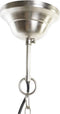 Plafondlamp DKD Home Decor Ziverachtig Zilver 50 W (54 x 54 x 30 cm)