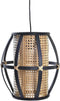 Plafondlamp DKD Home Decor Zwart Bruin 220 V 50 W (34 x 34 x 35 cm)