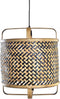 Plafondlamp DKD Home Decor Zwart Bruin 220 V 50 W (36 x 36 x 48 cm)