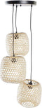 Plafondlamp DKD Home Decor Zwart Bruin 220 V 50 W (43 x 43 x 100 cm)