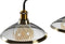 Plafondlamp DKD Home Decor Zwart Gouden 220 V 50 W (100 x 29 x 22 cm)
