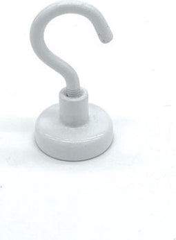 Plafondmagneet met haak wit 16mm 1 | 5 kg - 90 stuks
