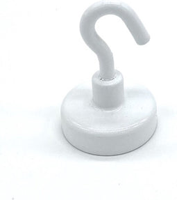 Plafondmagneet met haak wit 25 mm 4 kg - 80 stuks