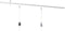 Plafondophangsysteem OPUS 2 top rail zwart all-in-one