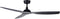 Plafondventilator Airfusion Moto Zwart Ø 132cm Incl. Afstandsbediening