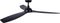 Plafondventilator Airfusion Moto Zwart Ø 132cm Incl. Afstandsbediening