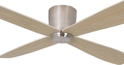 Plafondventilator Chroom Teak