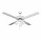 Plafondventilator met licht Orbegozo CT35132B Wit 70 W Ø 132 cm
