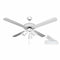 Plafondventilator met licht Orbegozo CT35132B Wit 70 W Ø 132 cm