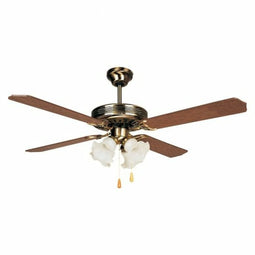 Plafondventilator met licht Orbegozo Hout 60 W Ø 132 cm
