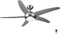 Plafondventilator Tristar VE-5815 - Ventilator met licht - Ultra Strong - Ceiling Fan met Timerfunctie en Afstandsbediening - 3 Instelbare Standen - Ø 112 cm - RVS