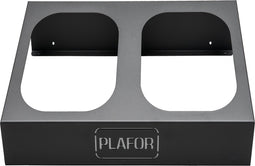 Plafor Prullenbak standaard 2x90L, metalen standaard voor 2 afvalbakken – afval scheiden, recycle, vuilnisbak,