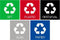 Plafor prullenbakken sticker set – 5 stuks