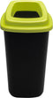 Plafor Sort Bin Prullenbak voor afvalscheiding - 28L – Set van 3, Blauw/Groen/Rood - Inclusief 5-delige Stickerset - Afvalbak voor gemakkelijk Afval Scheiden en Recycling - Afvalemmer - Vuilnisbak voor Huishouden, Keuken en Kantoor - Afvalbakken
