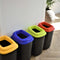 Plafor Sort Bin, Prullenbak voor afvalscheiding - 45L – Zwart/Bruin - Inclusief 5-delige Stickerset - Afvalbak voor gemakkelijk Afval Scheiden en Recycling - Afvalemmer - Vuilnisbak voor Huishouden, Keuken en Kantoor - Afvalbakken - Recyclen