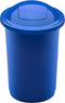 Plafor Top Bin, Prullenbak voor afvalscheiding - 50L – Blauw- Afvalbak voor gemakkelijk Afval Scheiden en Recycling - Afvalemmer - Vuilnisbak voor Huishouden, Keuken en Kantoor - Afvalbakken - Recyclen