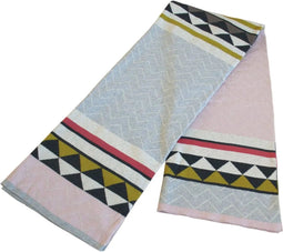 Plaid - 130 x 170cm - Deken - Funky Doris - 100% Organisch Katoen - Vilma roze