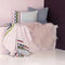 Plaid - 130 x 170cm - Deken - Funky Doris - 100% Organisch Katoen - Vilma roze