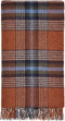 Plaid Christchurch Roestbruin - Shetland Lamswol - 140x185 - Bronte by Moon Scotland