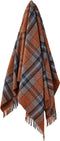 Plaid Christchurch Roestbruin - Shetland Lamswol - 140x185 - Bronte by Moon Scotland