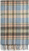 Plaid Country Glen Coe Aqua - Shetland Lamswol - 140x185 - Bronte by Moon Scotland